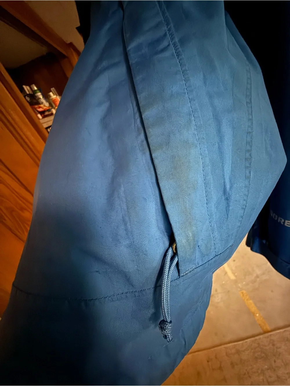 The North Face Men's Two-Tone Blue Raincoat